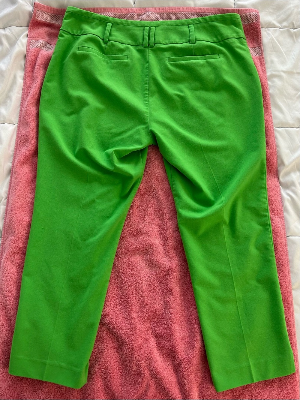 New York & Company Bright Green Women’s Dress Pants - Slim Fit